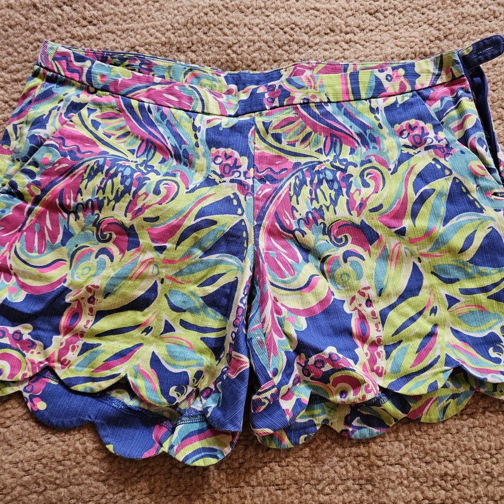 Lilly Pulitzer Blue and Pink Shorts